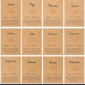 Zodiac Sign Necklaces - CHOOSE 1